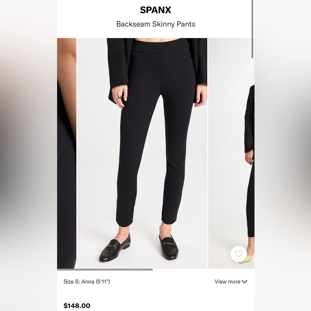 SPANX Backseam Skinny Pants XS - EUC Worn once
